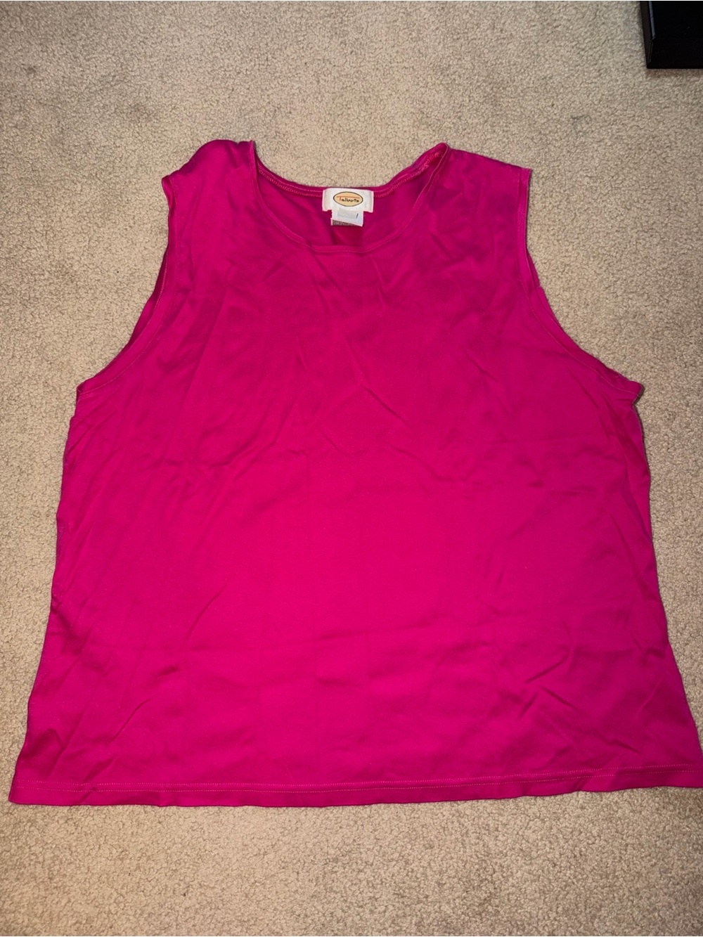 Talbots Fuchsia Sleeveless Tank Top